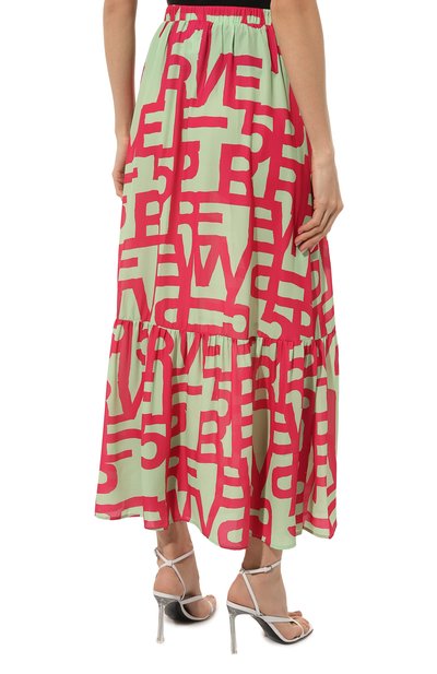 Юбка из вискозы 5PREVIEW разноцветного цвета по цене 18200 руб., арт. 5PWSP23035, фото 4 Юбка из вискозы 5PREVIEW, арт. 5PWSP23035, фото 4