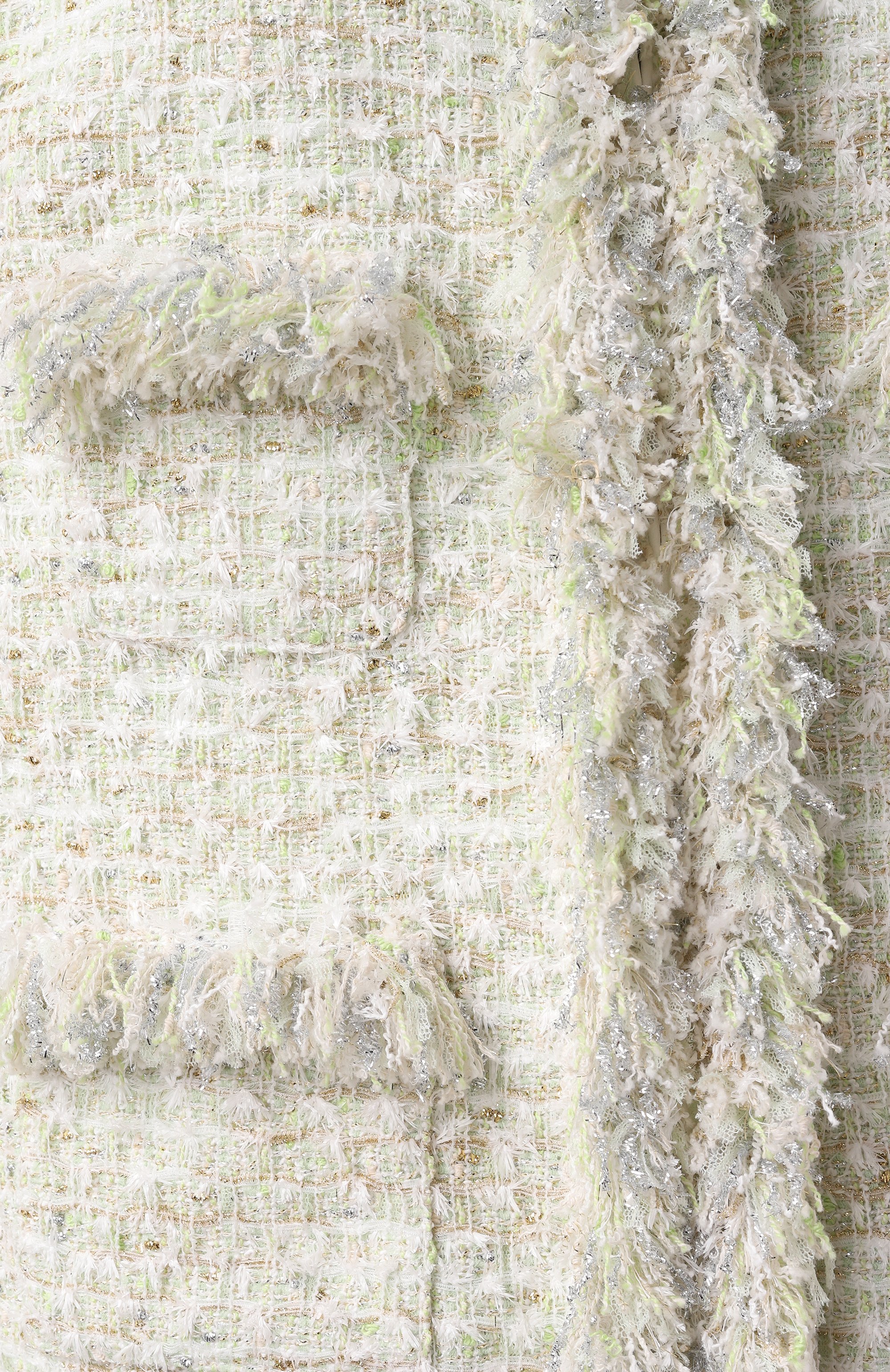 Твидовый жакет GIAMBATTISTA VALLI светло-зеленого цвета по цене 527500 руб., арт. 25SSPVCA6225-14UBE, фото 6 Твидовый жакет GIAMBATTISTA VALLI, арт. 25SSPVCA6225-14UBE, фото 6