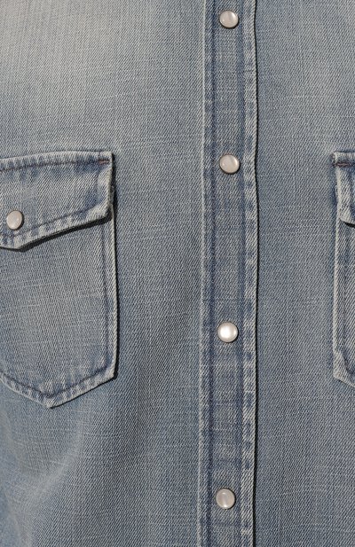 Джинсовая рубашка SAINT LAURENT, арт. 604792/Y18UA, фото 5