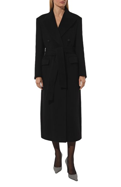 Кашемировое пальто DOLCE & GABBANA черного цвета по цене 691000 руб., арт. F0E2QT/FU292, фото 3 Кашемировое пальто DOLCE & GABBANA, арт. F0E2QT/FU292, фото 3