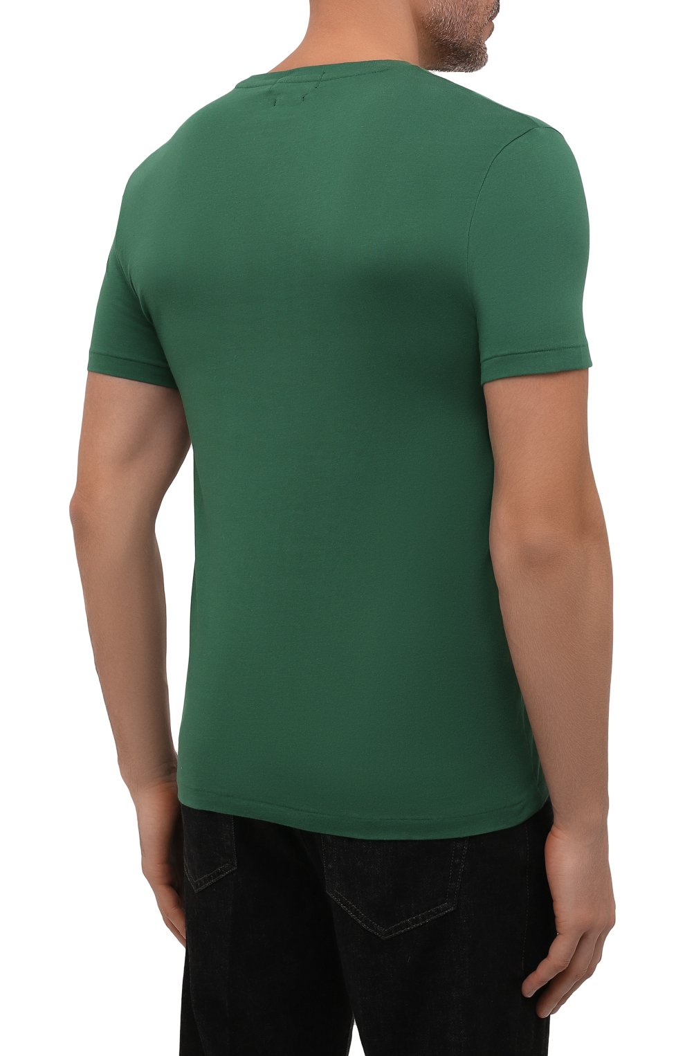 Хлопковая футболка POLO RALPH LAUREN, арт. 710853310, фото 4