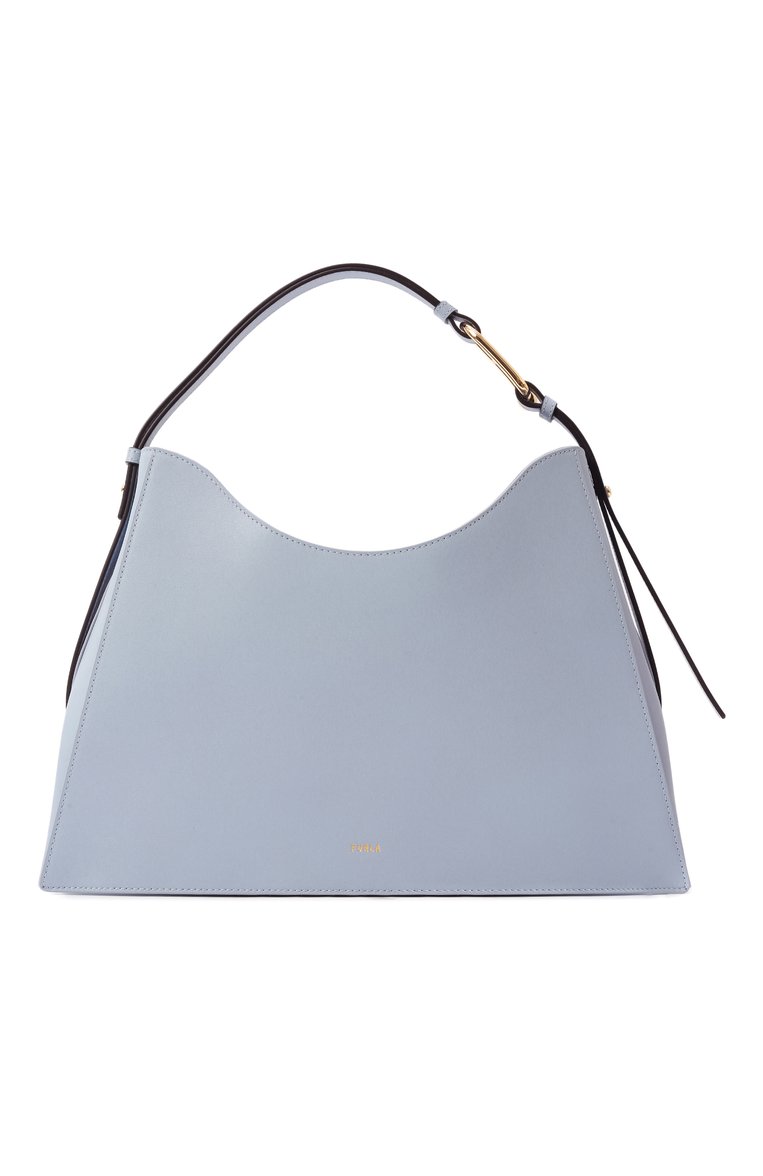 Женская сумка furla nuvola large FURLA светло-голубого цвета, арт. WB01246/BX2045 | Фото 1 (Материал: Натуральная кожа; Размер: large; Автоматизация ТО: Проставлено; Автоматизация состава: Проставлено)