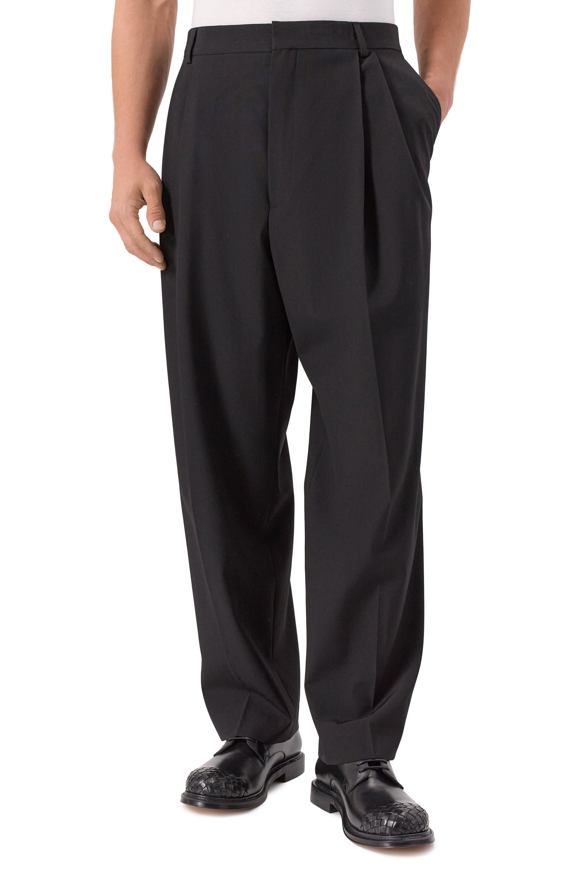 Шерстяные брюки DRIES VAN NOTEN, арт. 020998-2057-900, фото 3