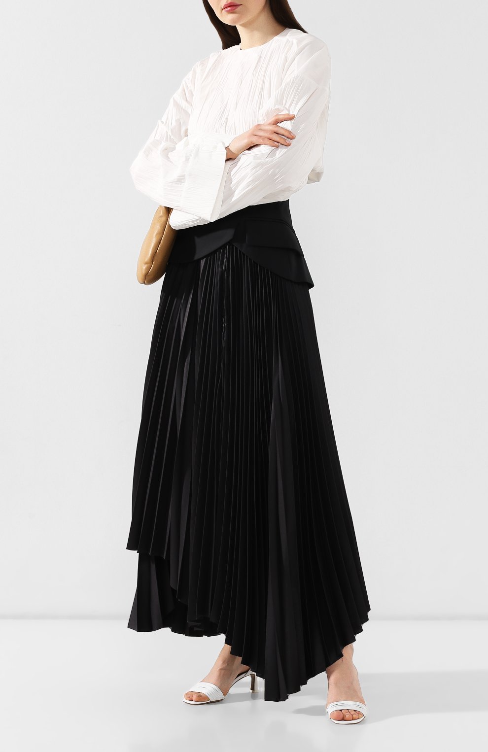 Хлопковая юбка A.W.A.K.E. MODE, арт. SS19.S20, фото 2