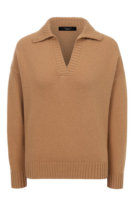 Шерстяной свитер Weekend Max Mara AGRE_B0RGIA Бежевый AGRE_B0RGIA