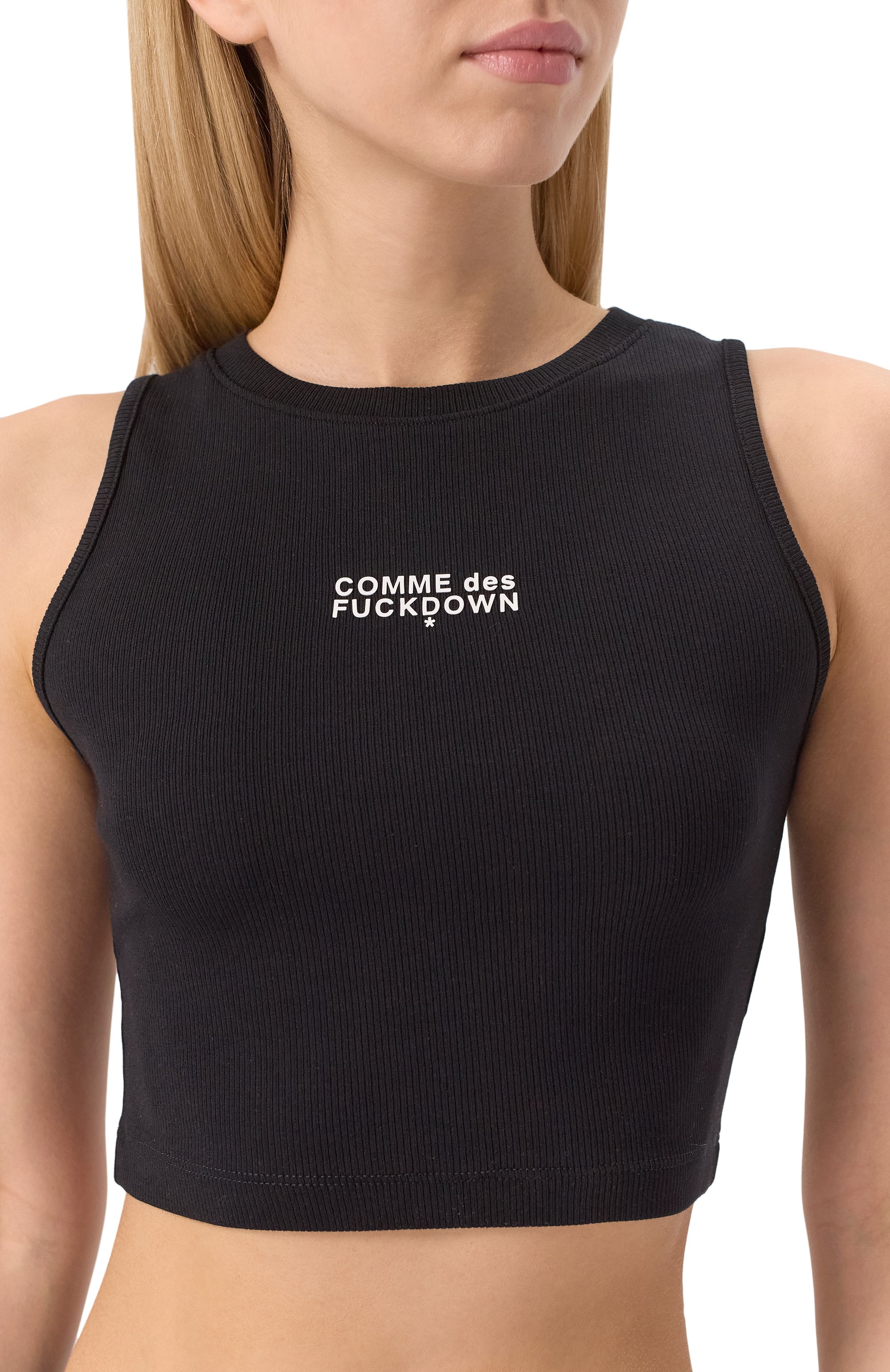 Хлопковый топ COMME DES FUCKDOWN, арт. CFABW01240, фото 5