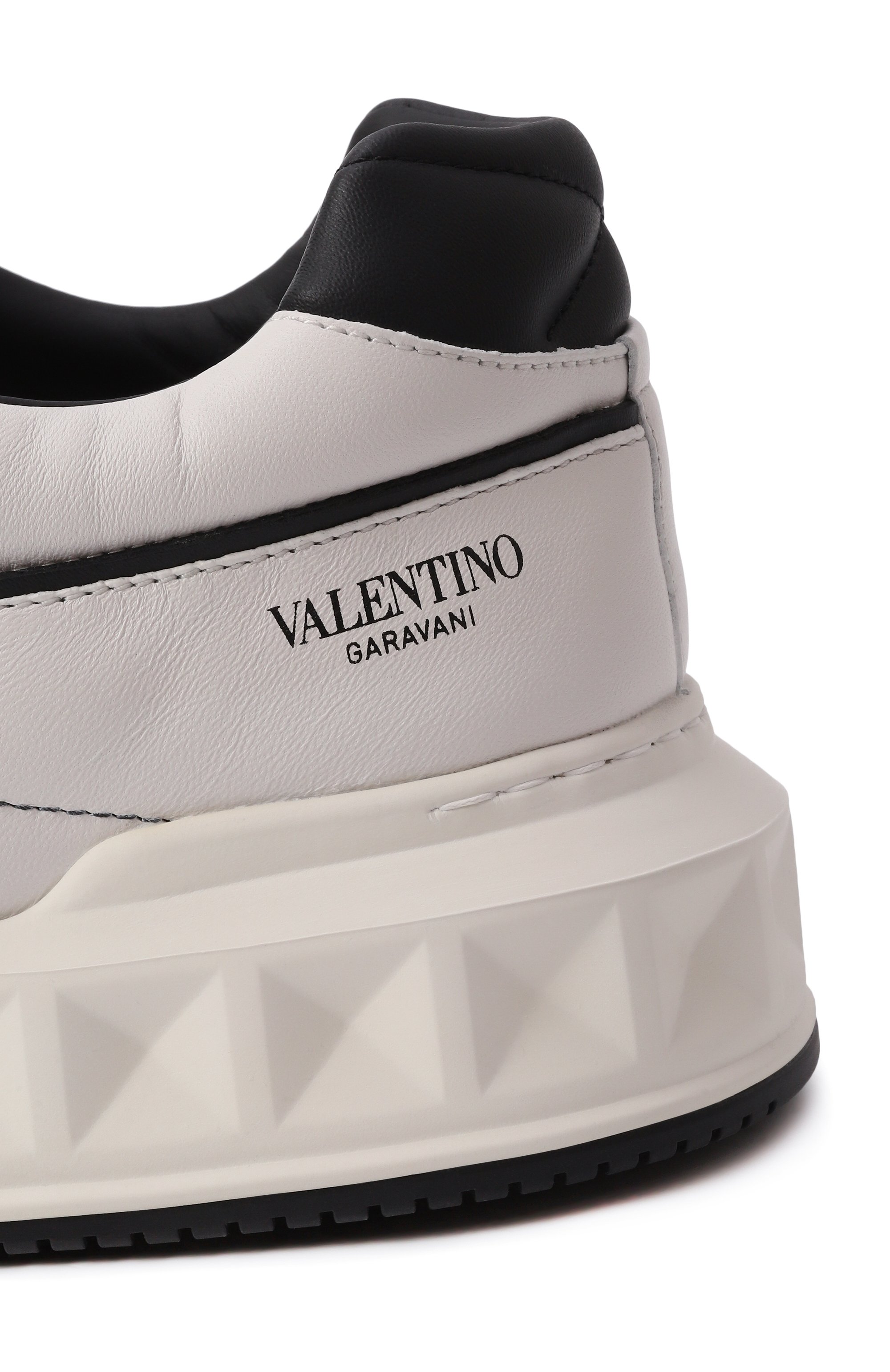 Кожаные кеды one stud VALENTINO, арт. 6Y2S0E71/NWN, фото 7