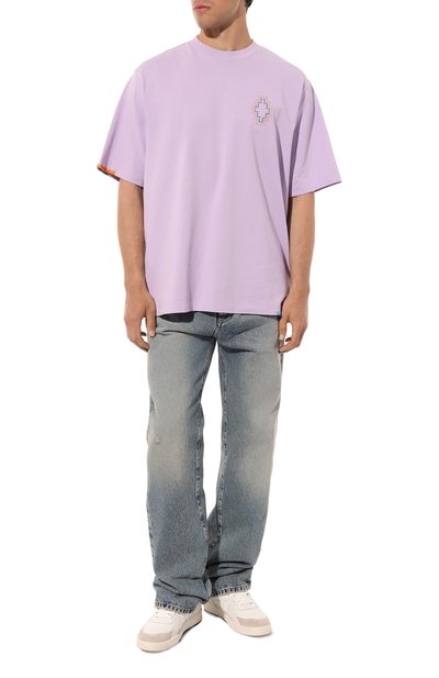 Хлопковая футболка MARCELO BURLON, арт. CMAA054S23JER0023620, фото 2