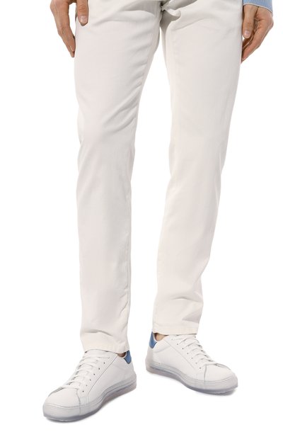 Кожаные кеды KITON, арт. USSA088N00879, фото 3