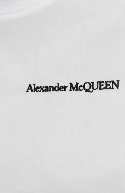 Хлопковая футболка ALEXANDER MCQUEEN, арт. 653731/QLAA6, фото 5