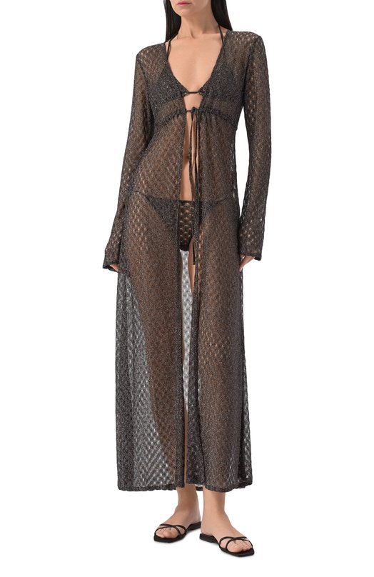 Кардиган из вискозы Missoni MS26SQ0S/BR014D Коричневый  MS26SQ0S/BR014D Фото 2