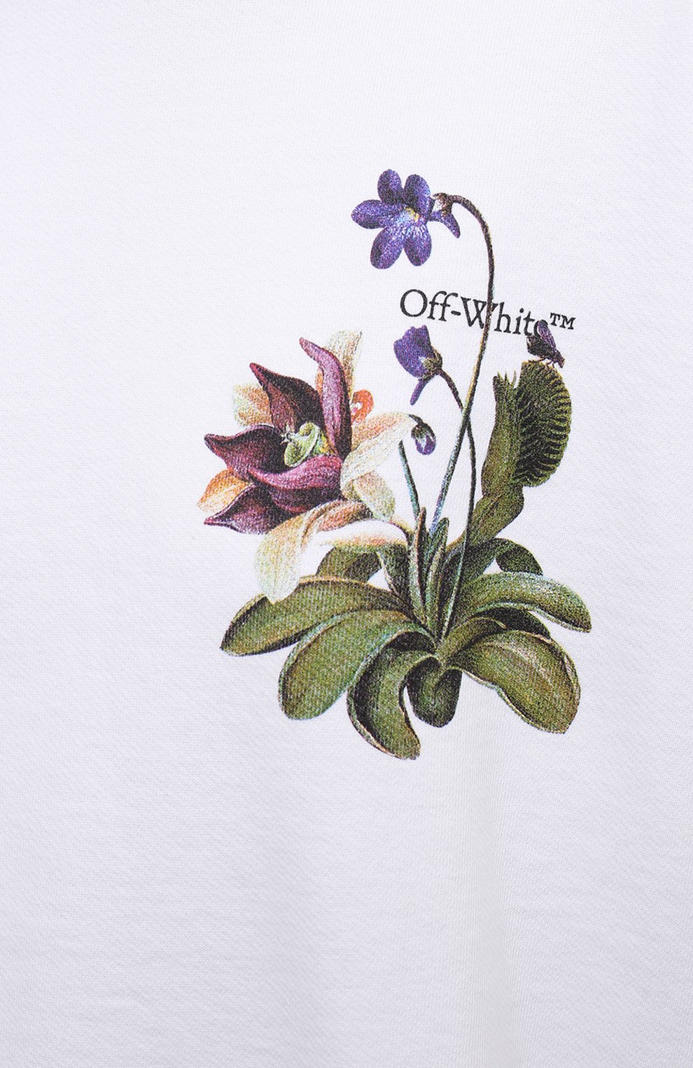 Хлопковый свитшот OFF-WHITE белого цвета по цене 54650 руб., арт. 0WBA062S21JER003, фото 5 Хлопковый свитшот OFF-WHITE, арт. 0WBA062S21JER003, фото 5