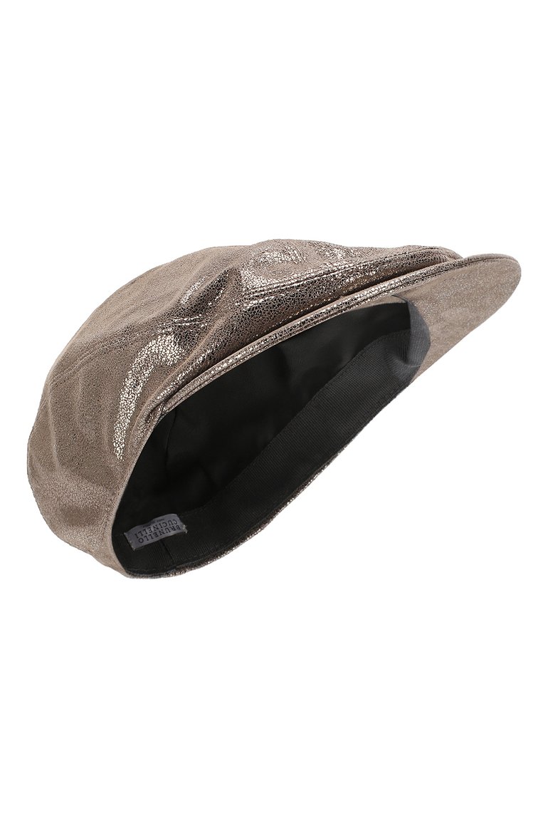 Кожаная кепка BRUNELLO CUCINELLI, арт. BCAP90111A, фото 1