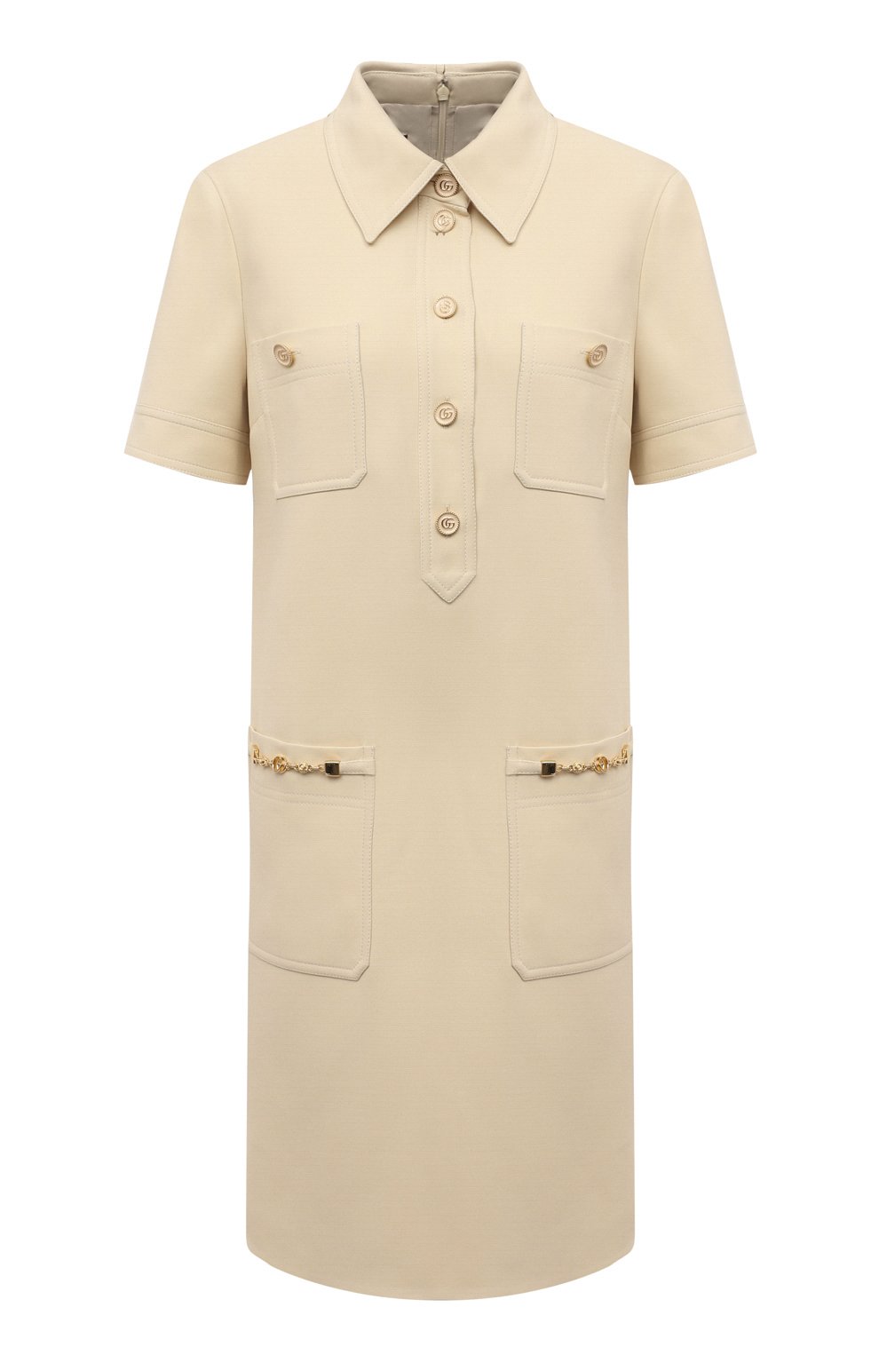 Платье из шелка и шерсти GUCCI, арт. 661672/ZAD88, фото 1