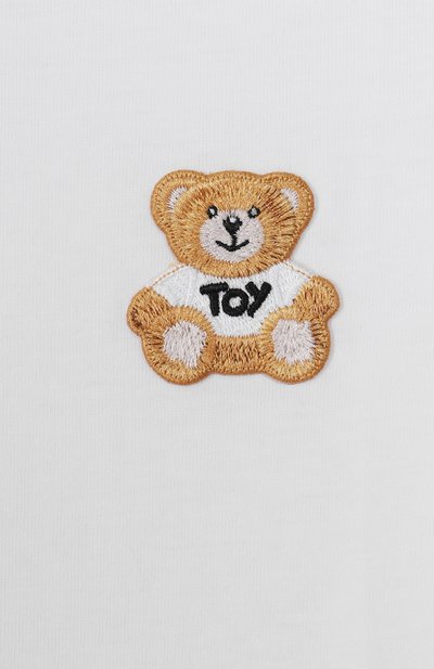 Хлопковая футболка MOSCHINO, арт. H5M04K/LAA02/4-8, фото 3