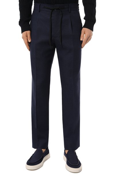 Брюки из шерсти и хлопка ANDREA CAMPAGNA, арт. SPIAGGIA 1P, фото 3