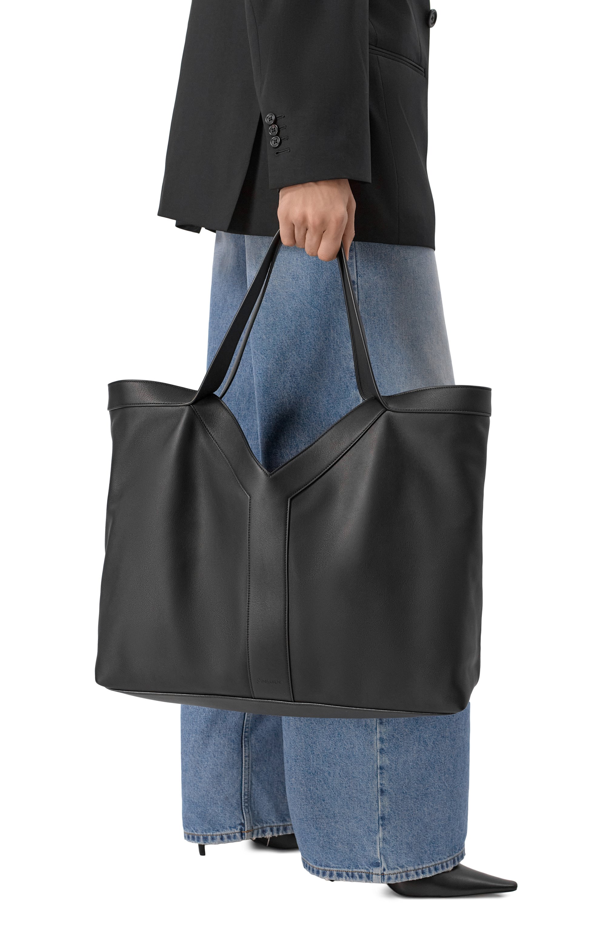 Сумка-тоут y large SAINT LAURENT, арт. 820672/AAEIF, фото 2