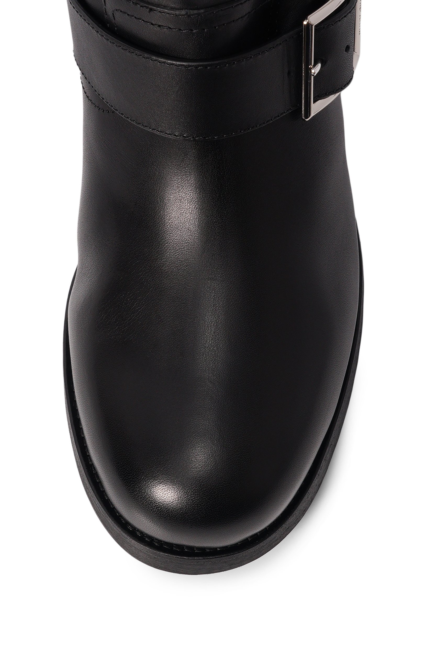 Кожаные ботинки biker JIMMY CHOO черного цвета по цене 165000 руб., арт. BIKERMIDGQM, фото 6 Кожаные ботинки biker JIMMY CHOO, арт. BIKERMIDGQM, фото 6