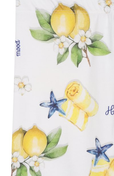 Хлопковые легинсы MONNALISA, арт. 19G421NP, фото 3