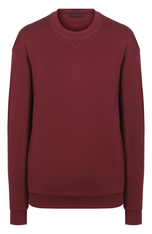 Свитшот из шелка и хлопка MVST M25.2MW.H402/SC00 Бордовый M25.2MW.H402/SC00