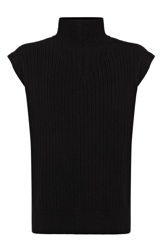 Шерстяной жилет Rick Owens RU02E1646/KWV Чёрный RU02E1646/KWV