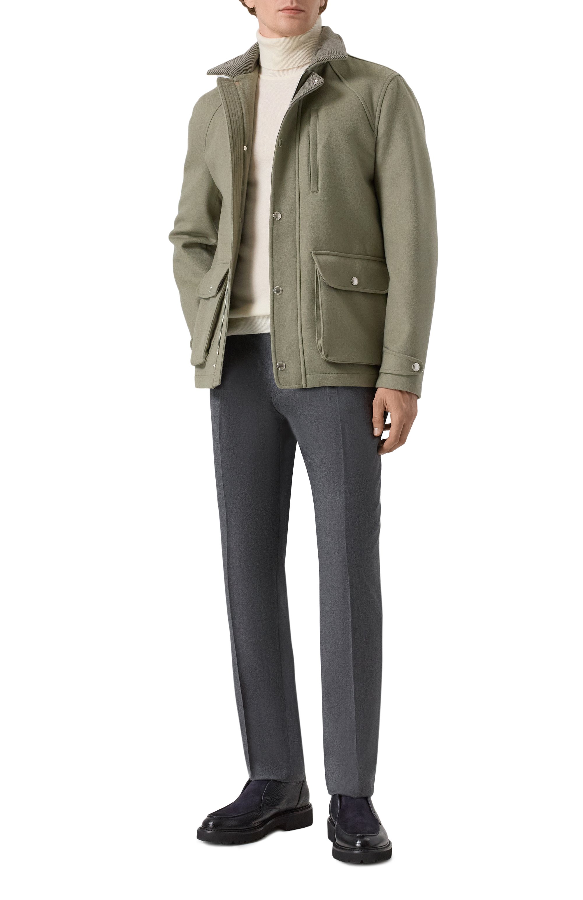 Шерстяные брюки CORNELIANI, арт. 265B03-2618581, фото 2