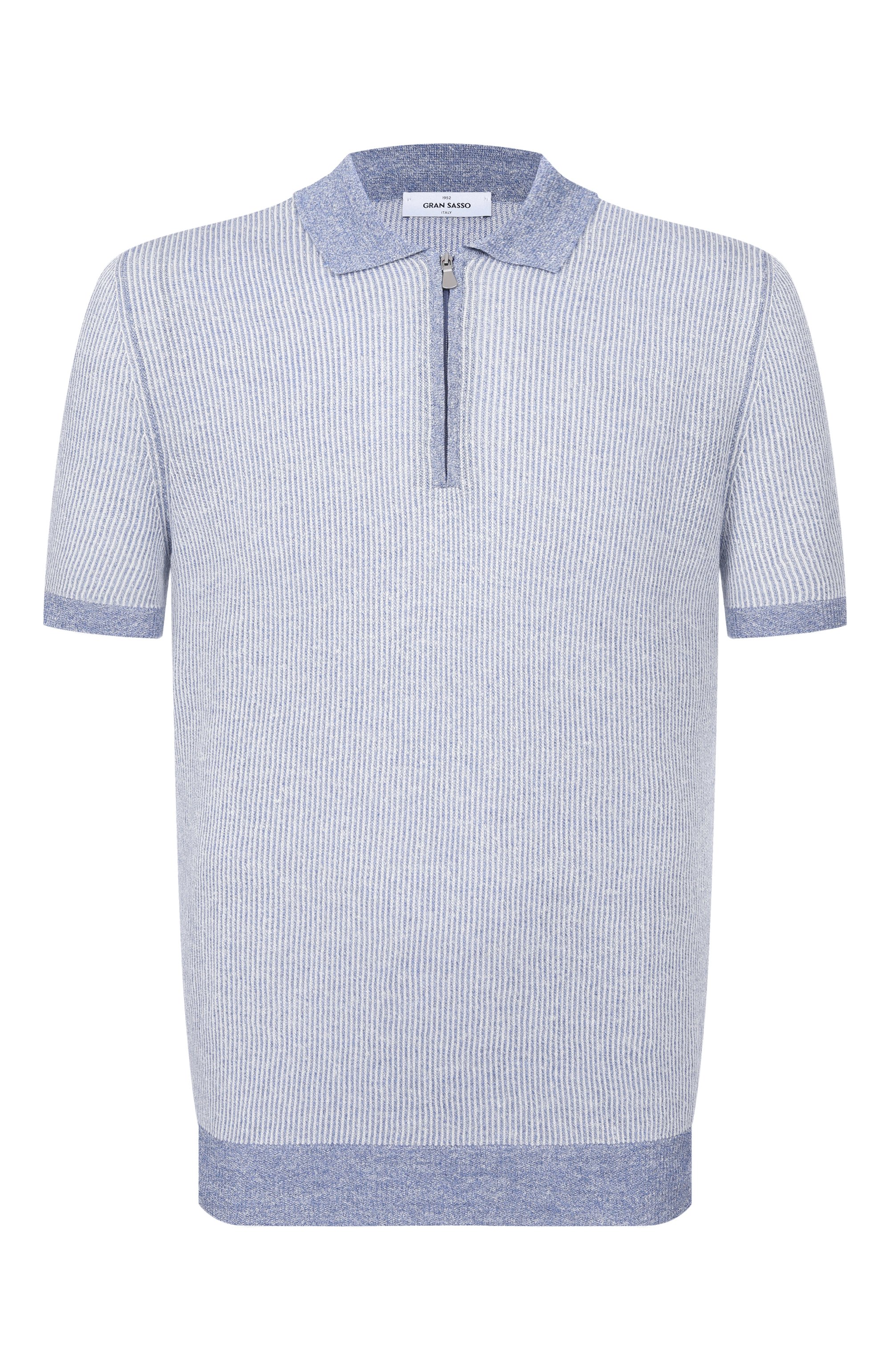 Поло изо льна и хлопка GRAN SASSO, арт. 57172/18647, фото 1