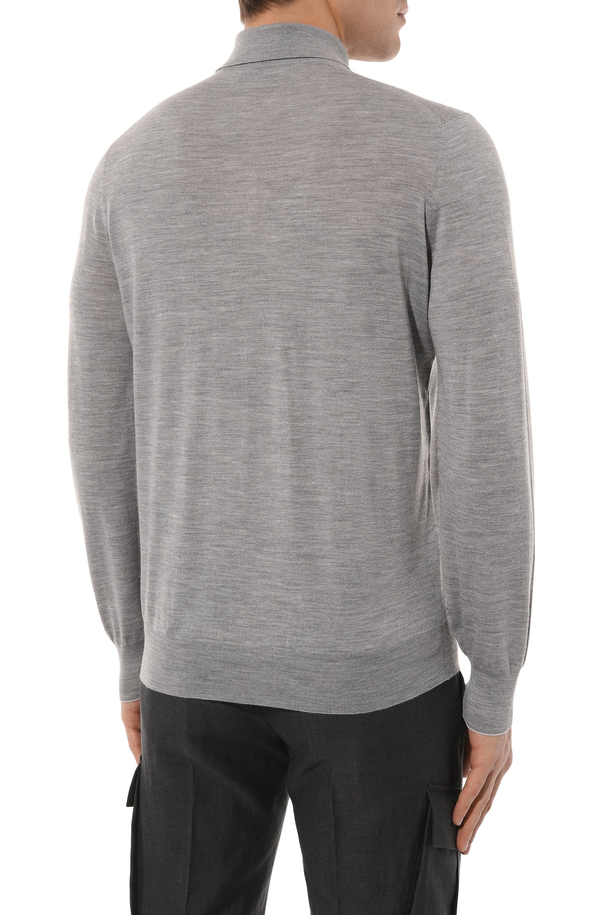 Поло из шерсти и кашемира BRUNELLO CUCINELLI, арт. M2400B2007, фото 4