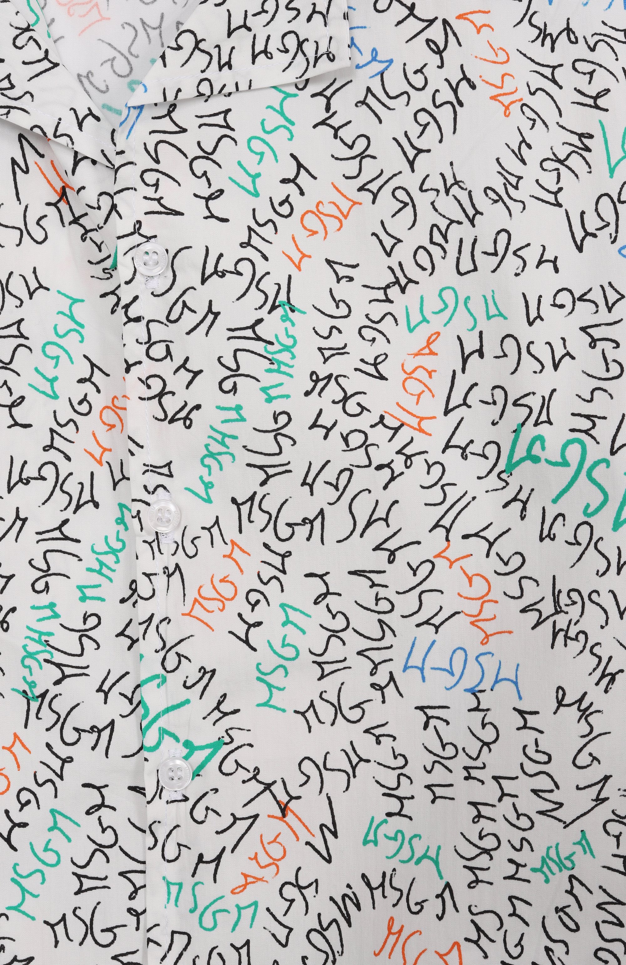 Хлопковая рубашка MSGM KIDS, арт. S6MSJBSI236, фото 3