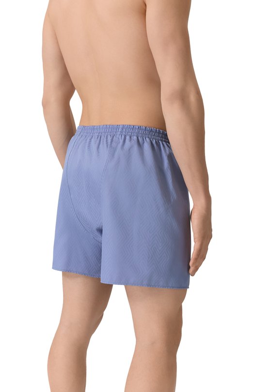 Хлопковые боксеры Zimmerli 75101 Голубой  75101 Фото 3