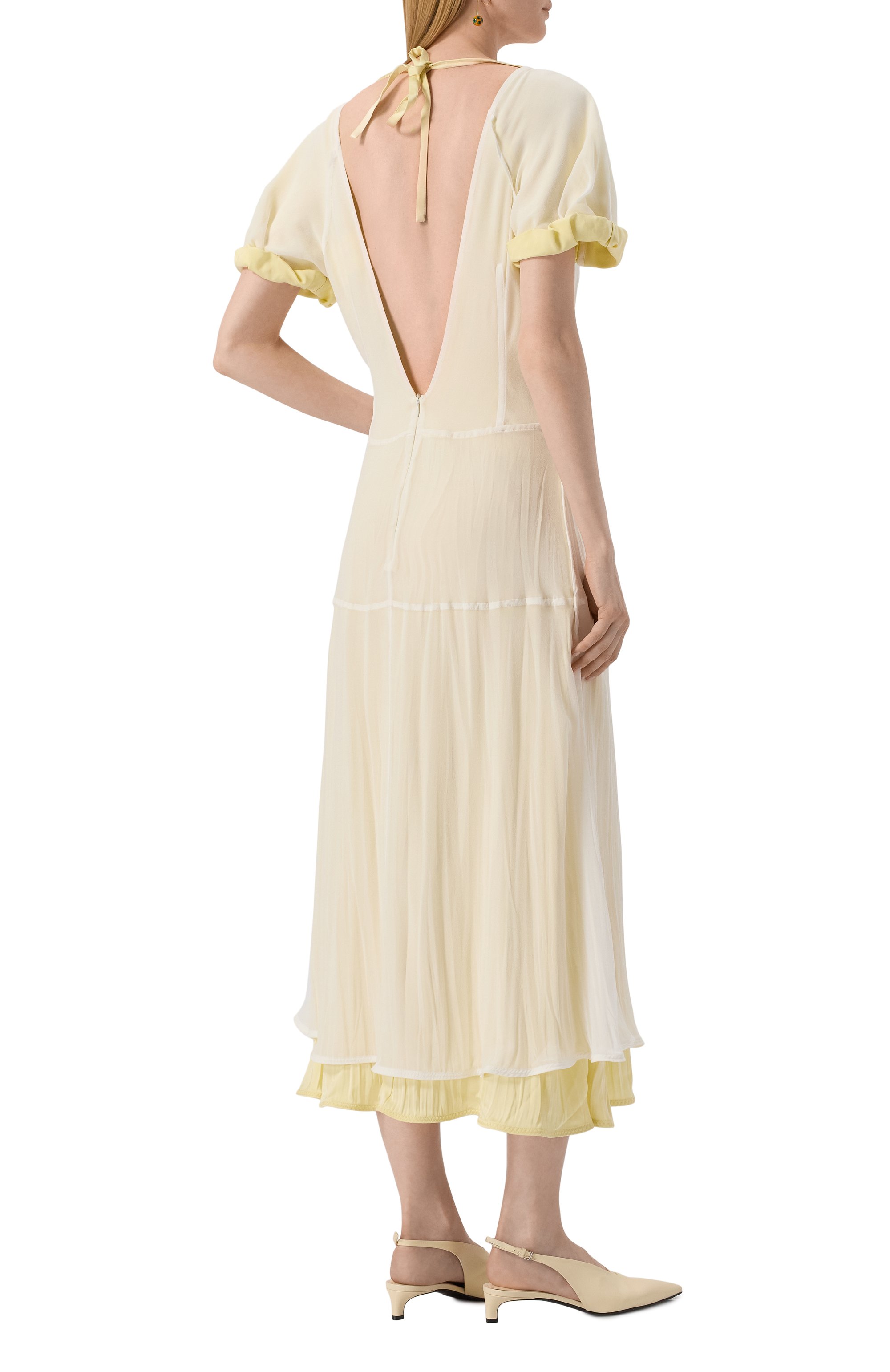 Шелковое платье JIL SANDER, арт. J03CT0460/J55081, фото 4