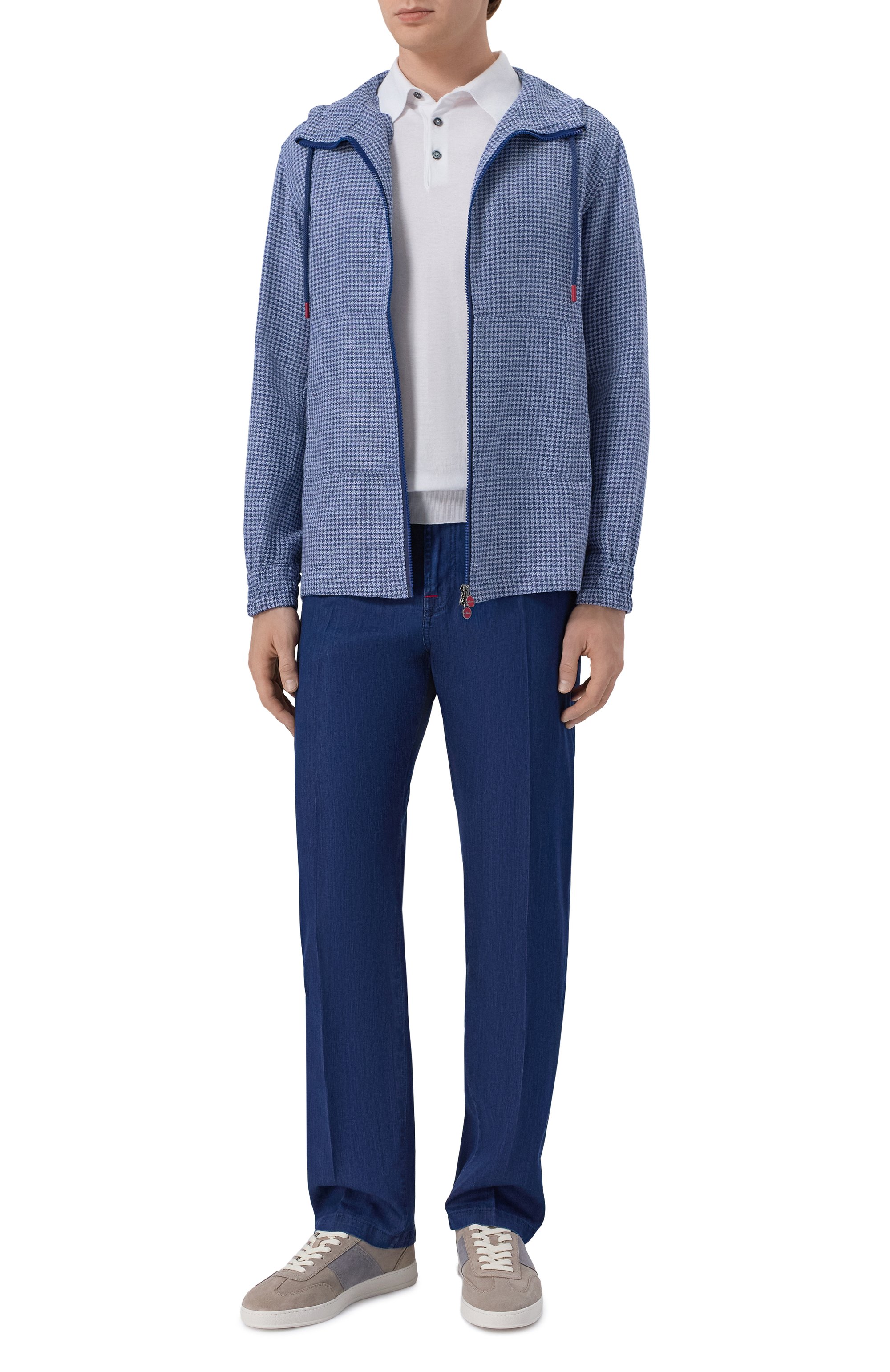 Хлопковое поло KITON белого цвета по цене 139000 руб., арт. UMKXX33, фото 2 Хлопковое поло KITON, арт. UMKXX33, фото 2