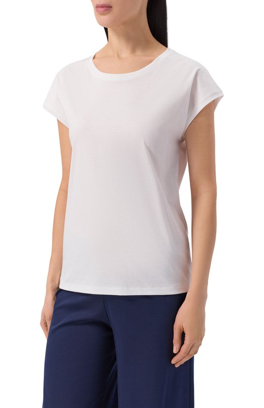 Хлопковая футболка Zimmerli 286-53110 Белый  286-53110 Фото 3