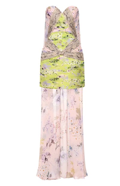 Женское шелковое платье ELIE SAAB, арт. D1197PS26/CH010