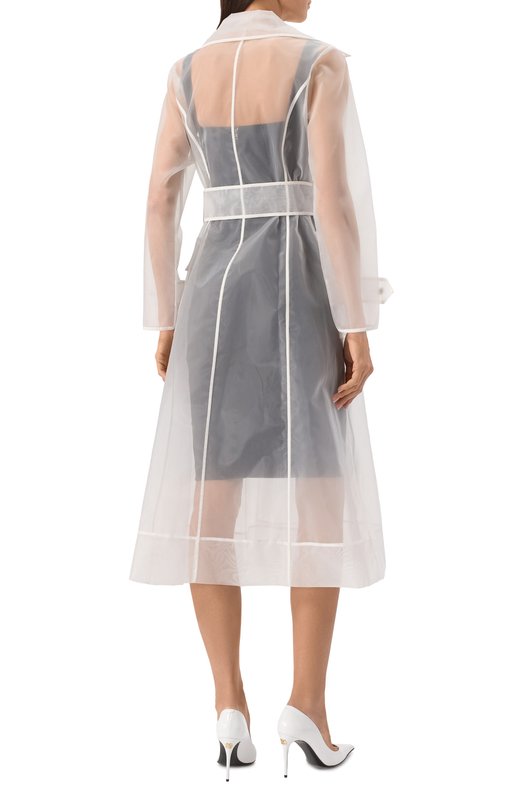 Плащ Dolce & Gabbana F0W3XT/FUMG9 Белый  F0W3XT/FUMG9 Фото 4