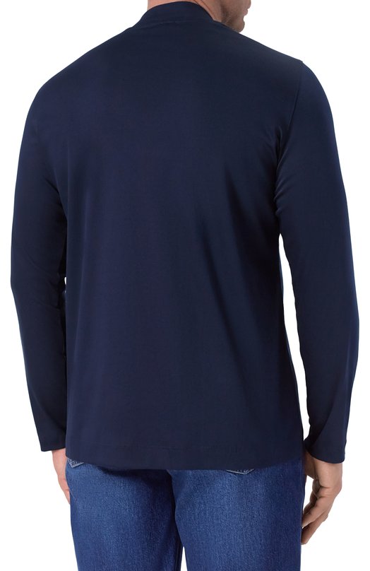 Хлопковая водолазка Van Laack VL-PAM0S-XX/180031/3XL-6XL Синий  VL-PAM0S-XX/180031/3XL-6XL Фото 4