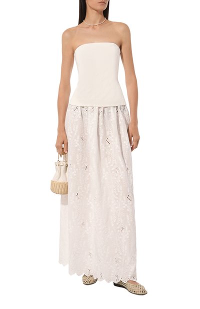 Кожаные балетки mary jane LE MONDE BERYL кремового цвета по цене 59950 руб., арт. MRJ-W0V-ECR, фото 2 Кожаные балетки mary jane LE MONDE BERYL, арт. MRJ-W0V-ECR, фото 2