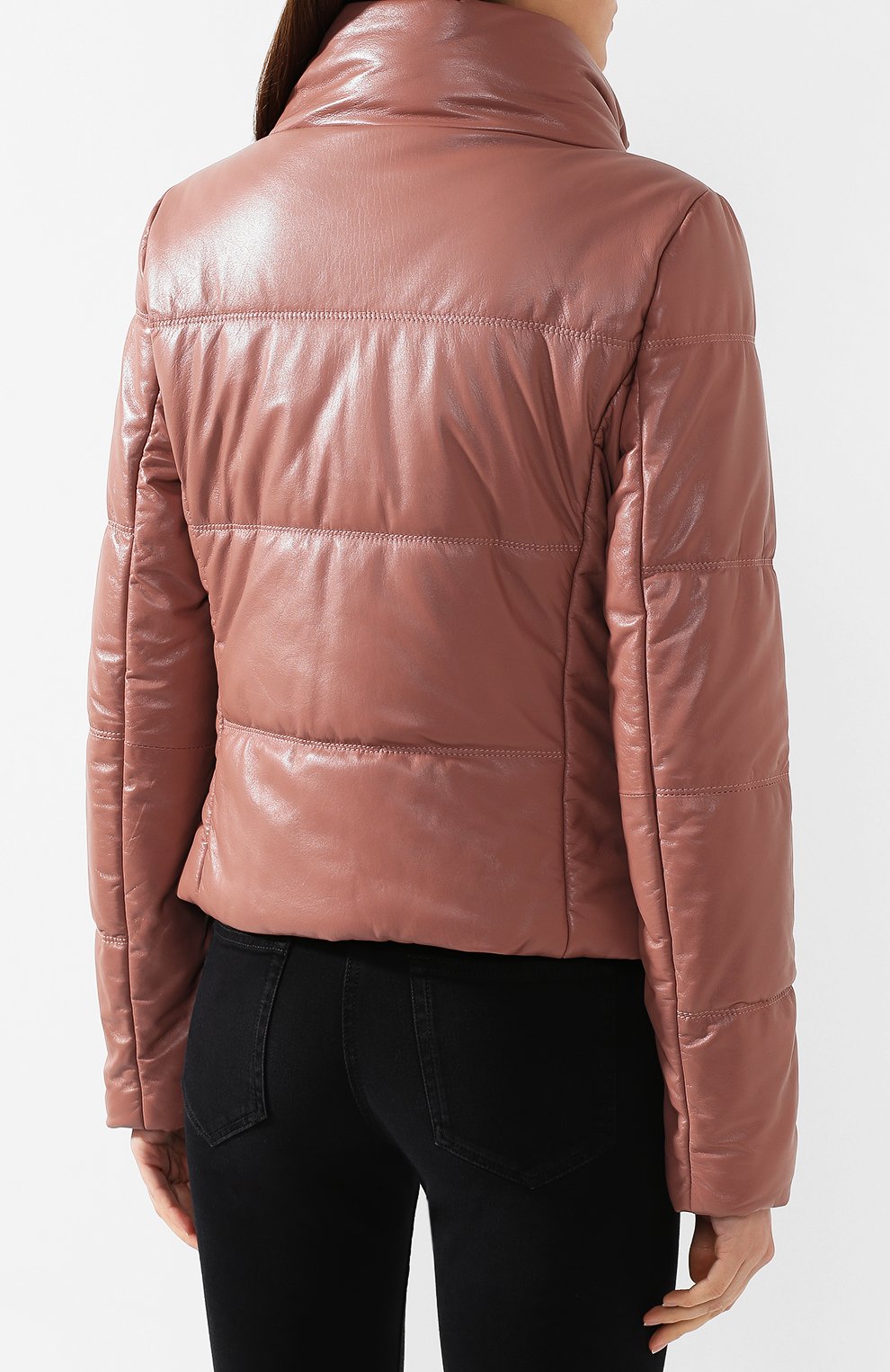 Кожаный пуховик JACOB COHEN, арт. J9120 F 01271-N, фото 4