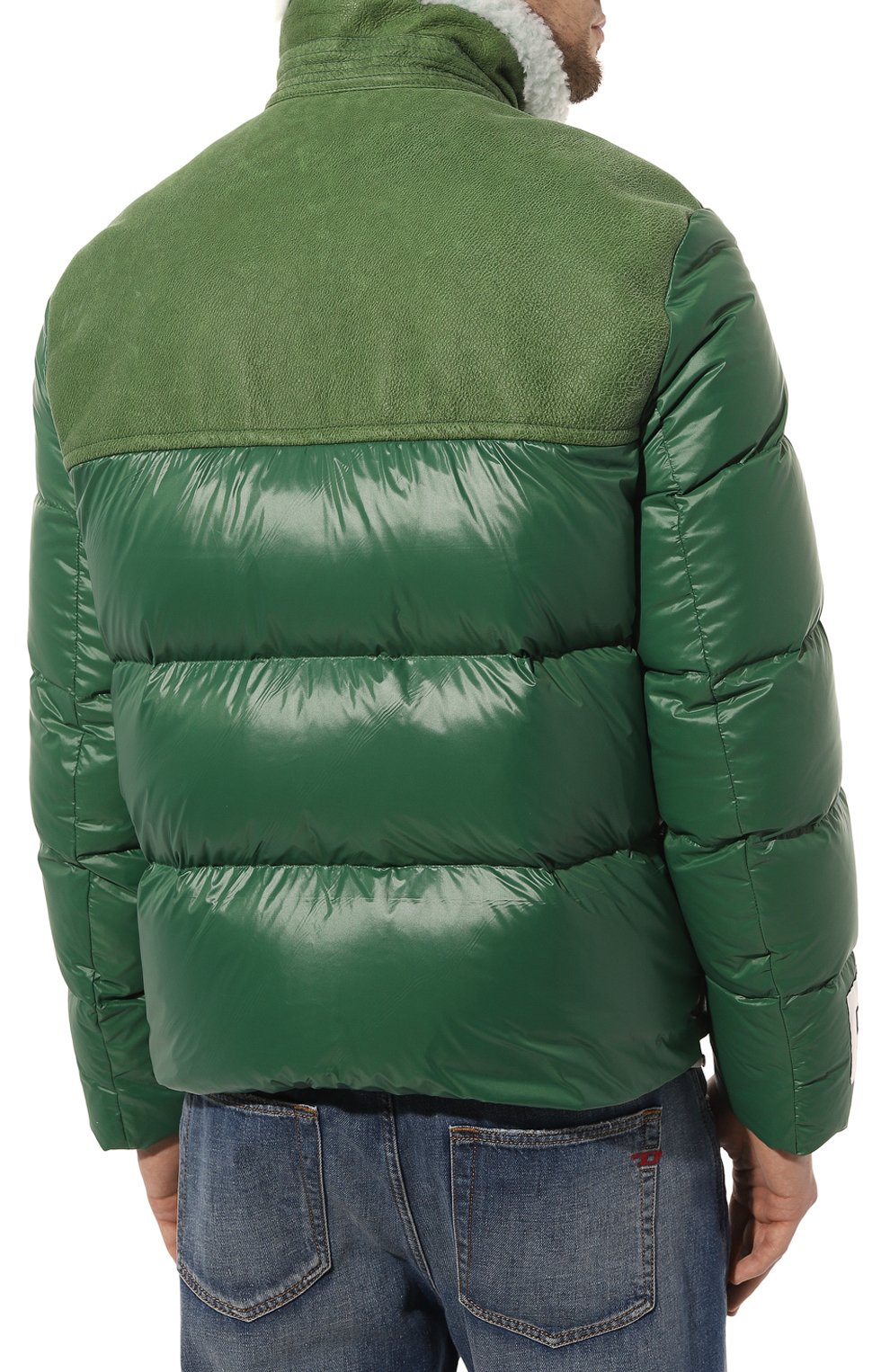 Комбинированная дубленка DRM, арт. DRM5075/D2138, фото 4