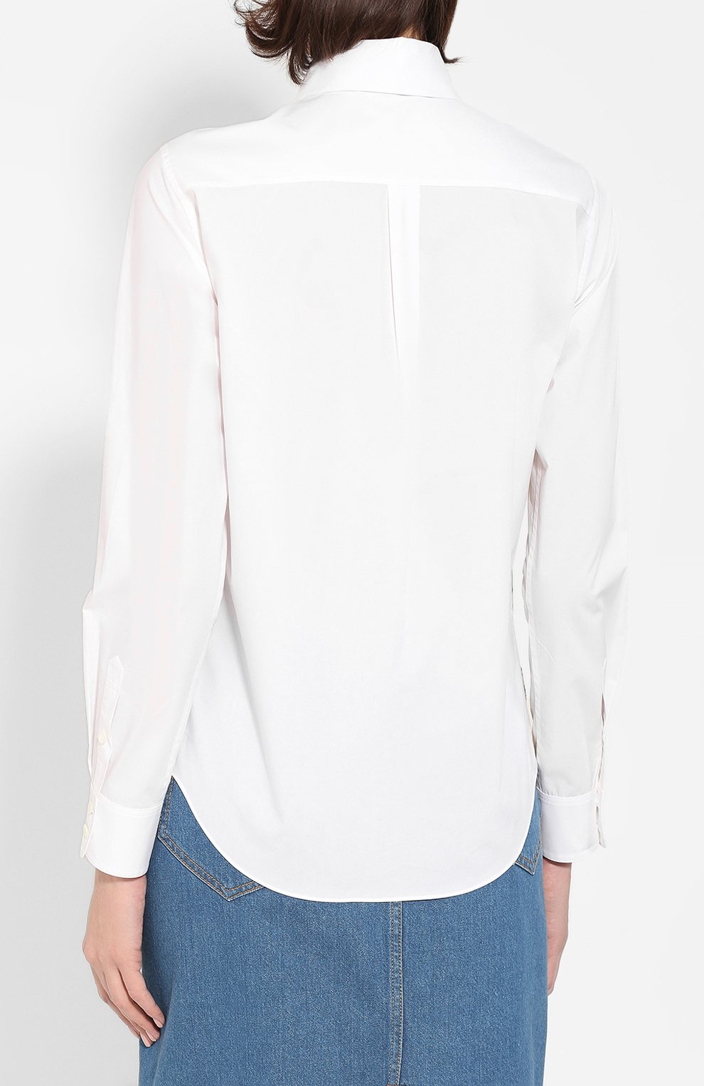Хлопковая рубашка LANVIN желтого цвета по цене 109500 руб., арт. RW-T0673I-4437-P20, фото 4 Хлопковая рубашка LANVIN, арт. RW-T0673I-4437-P20, фото 4