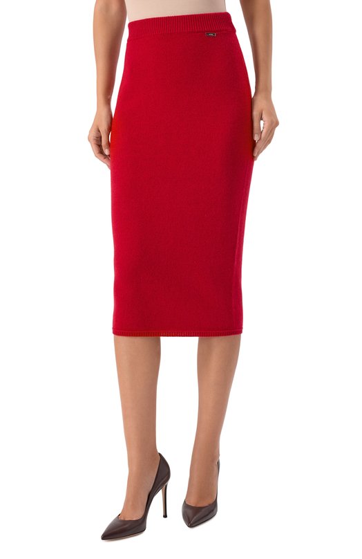 Кашемировая юбка Kiton D5474840063 Красный  D5474840063 Фото 3