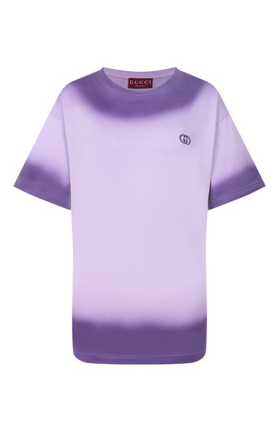 Женская хлопковая футболка GUCCI, арт. 837959/XJHQ7