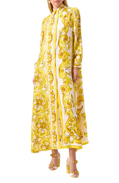 Шелковое платье DOLCE & GABBANA, арт. F6JDET/HI1TK, фото 3