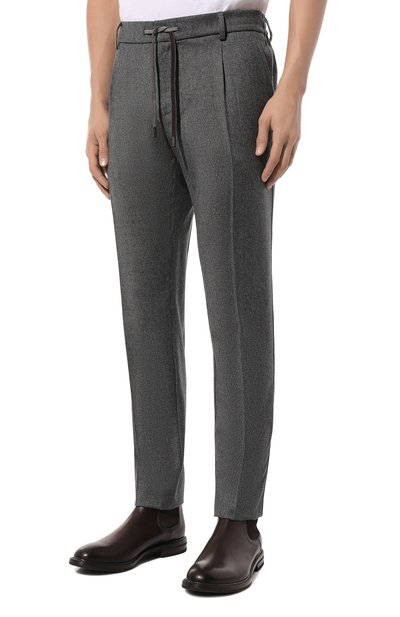 Шерстяные брюки CAPOBIANCO, арт. 15M808.FL00., фото 3