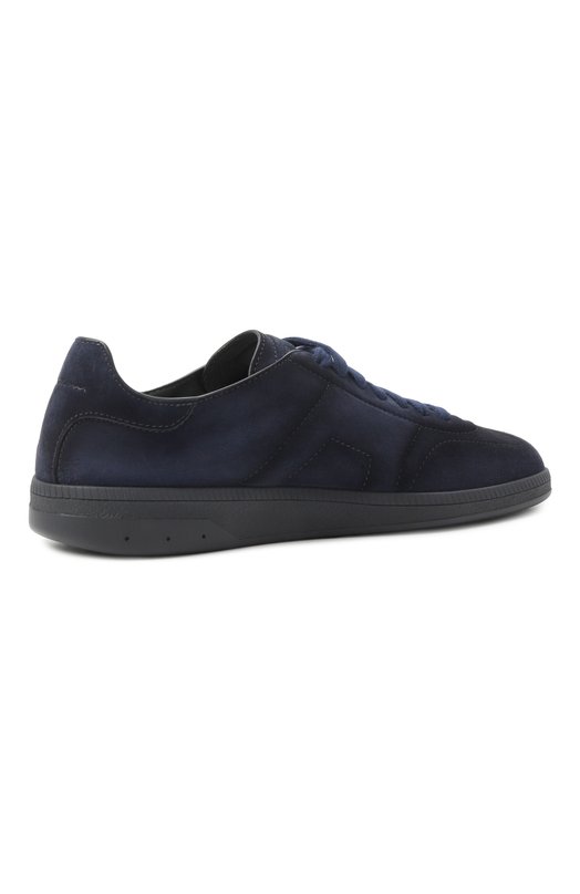 Замшевые кеды Santoni WBPG614150CATTYD Синий  WBPG614150CATTYD Фото 5