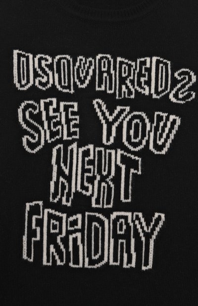 Пуловер из хлопка и шерсти DSQUARED2, арт. DQ3067/D0AFE, фото 3