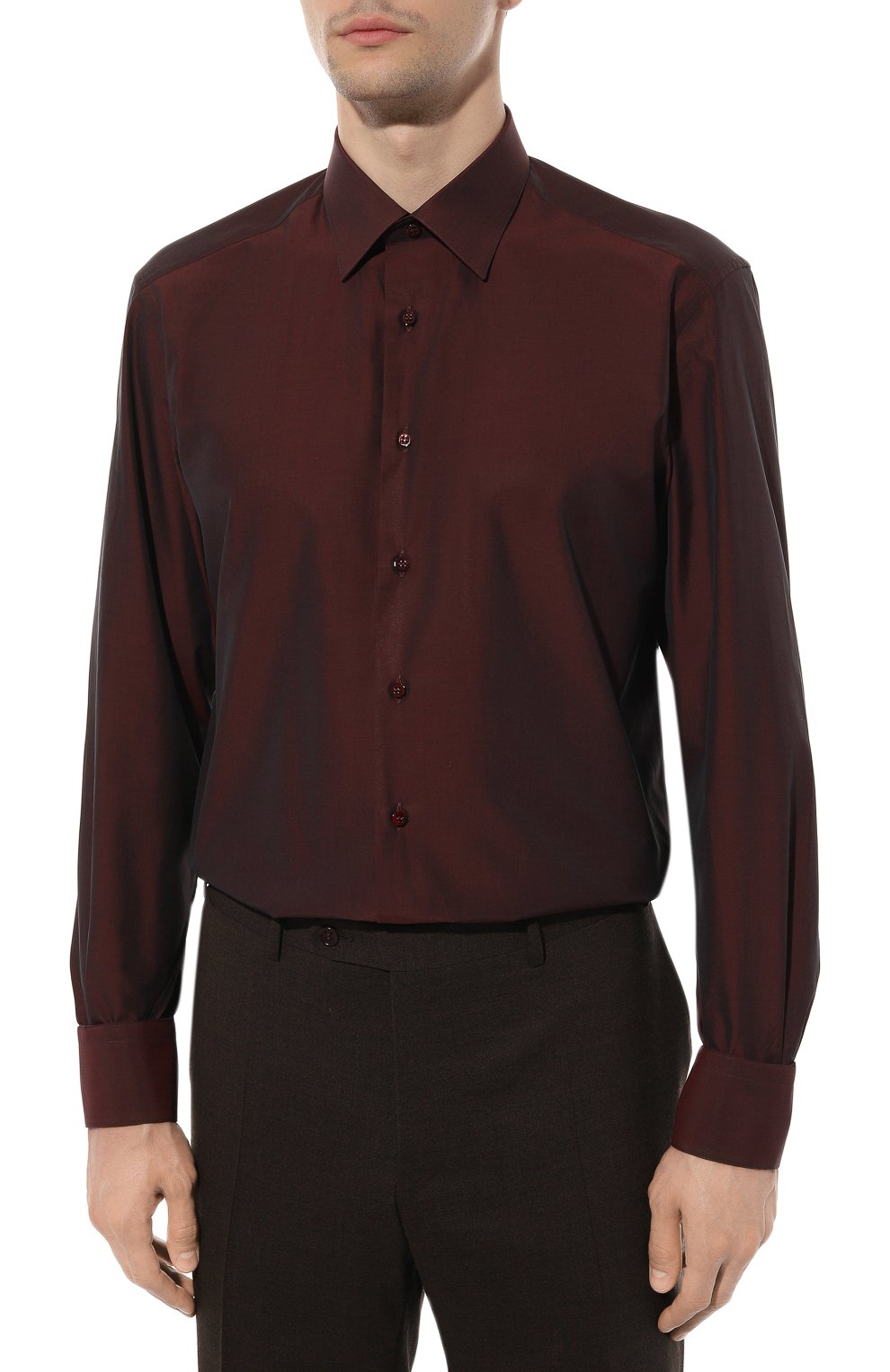 Хлопковая сорочка STEFANO RICCI, арт. MC007131/R122B, фото 4