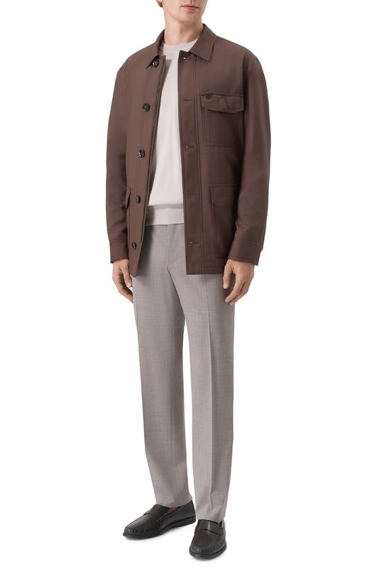 Шерстяные брюки Stefano Ricci M1T5100153/WEA02U Бежевый  M1T5100153/WEA02U Фото 2