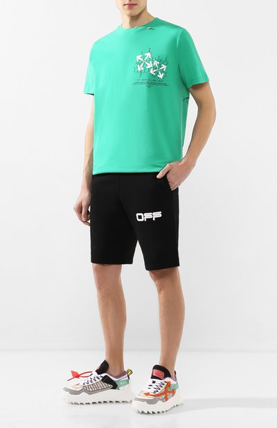 Хлопковые шорты OFF-WHITE, арт. 0MCI006S20E300031088, фото 2