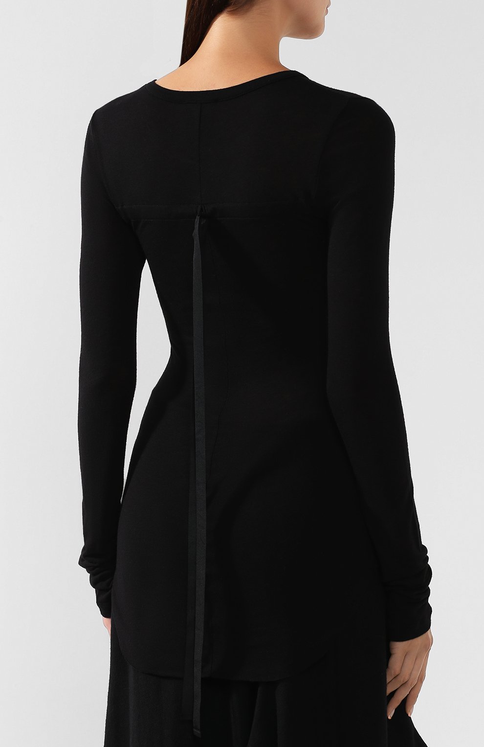 Лонгслив из смеси вискозы и шерсти ANN DEMEULEMEESTER, арт. 1902-2406-P-235-099, фото 4